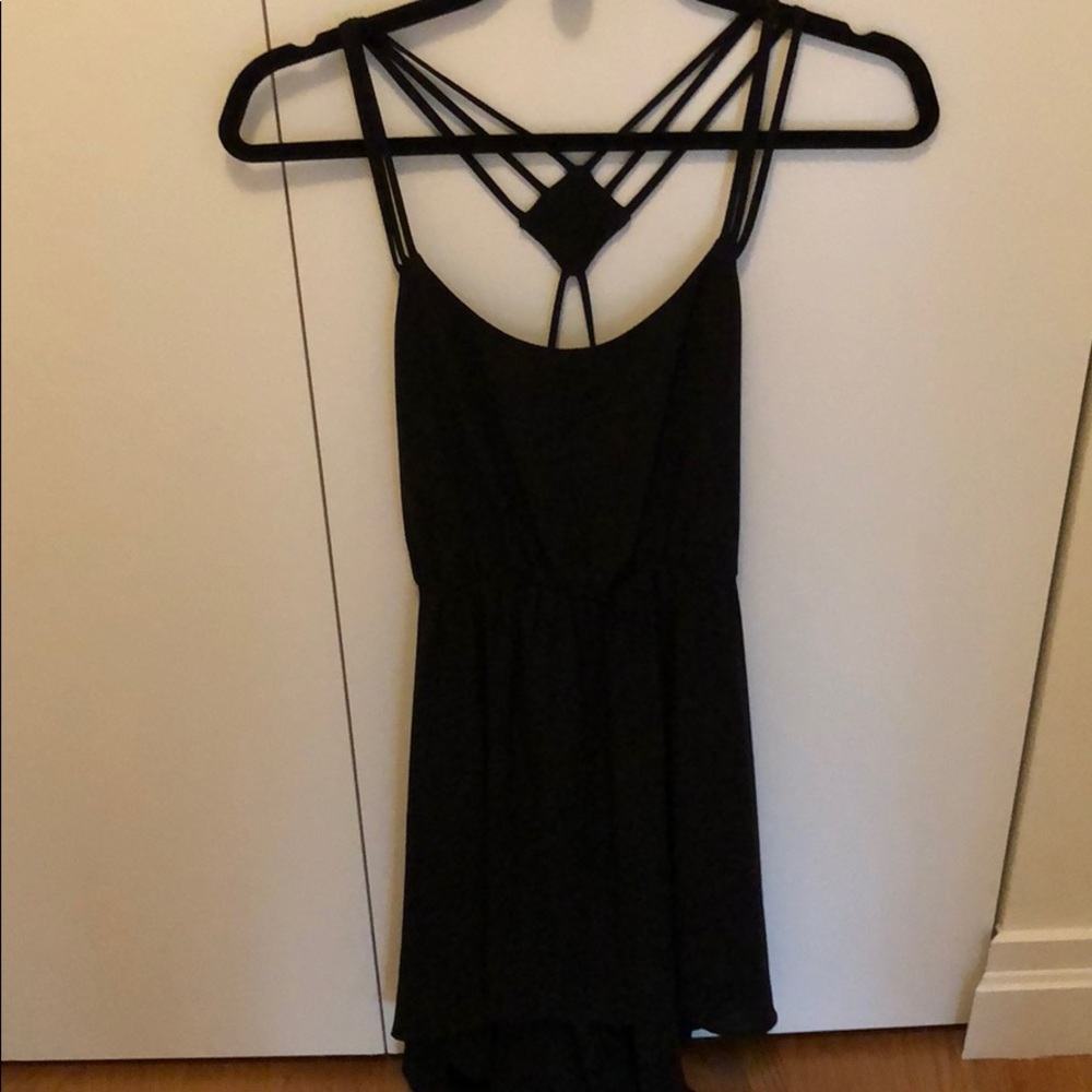Black High-Low Dress